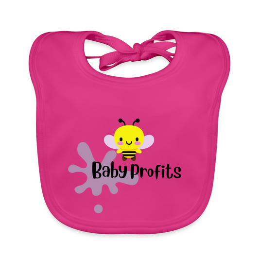 Baby Profits Bib - fuchsia