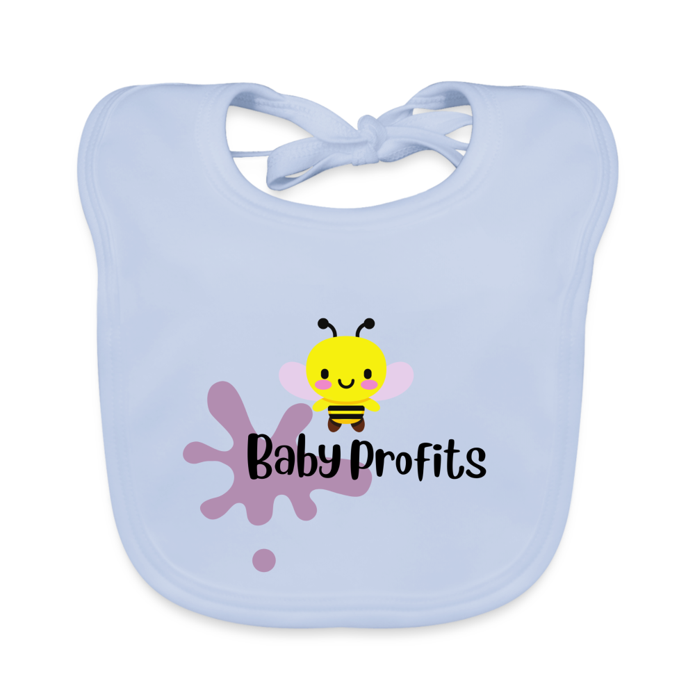 Baby Profits Bib - sky blue