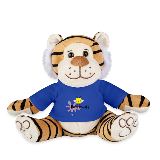 Plush Tiger Baby Profits - royal blue