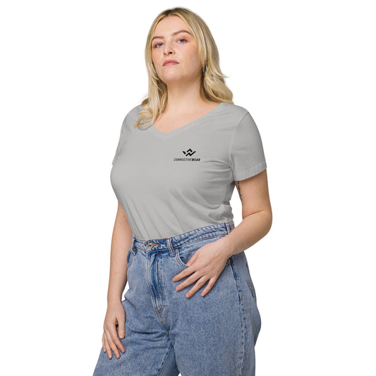 Women’s fitted v-neck t-shirt